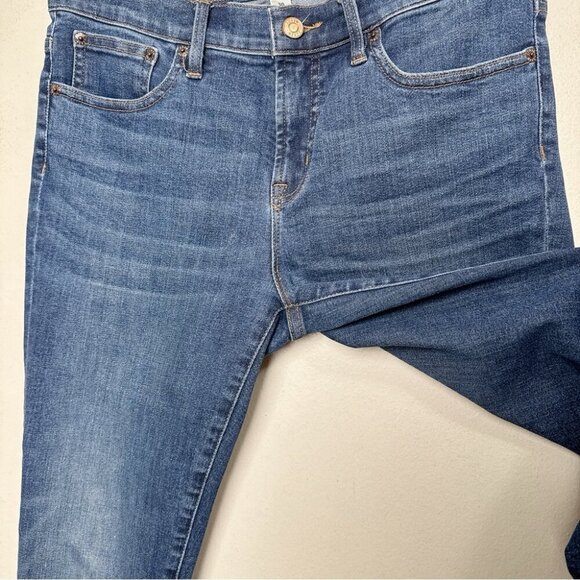 J.Crew Womens 30 8" Toothpick Medium Wash Skinny Jeans - Picture 8 of 14